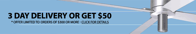 Receive your Modern Fan Company order in 3 days or get $50